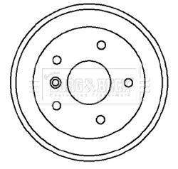 BORG & BECK Jarrurumpu BBR7022